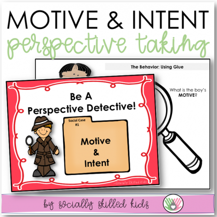 Perspective Taking Activities | Motive and Intent | Differentiated Activities For 1st-5th Grade